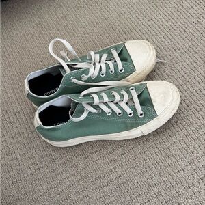 Converse Sneakers in Green and White